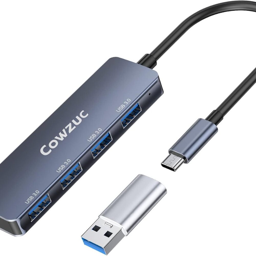 USB C Hub 4 Ports 3.0, USB C to USB Hub, 4Ports 3.0 USB Adapter Docking Station